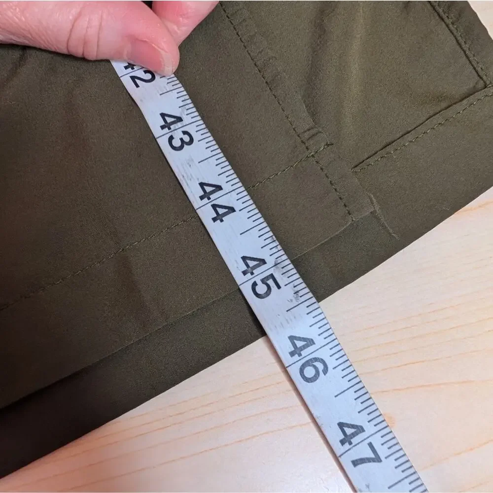 Old Navy Utility Midi Short Dress With Belt medium Army Green